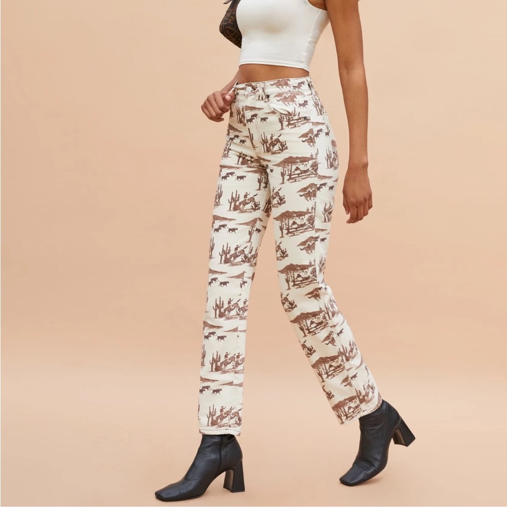 Reformation Sonora High Rise Straight Jeans